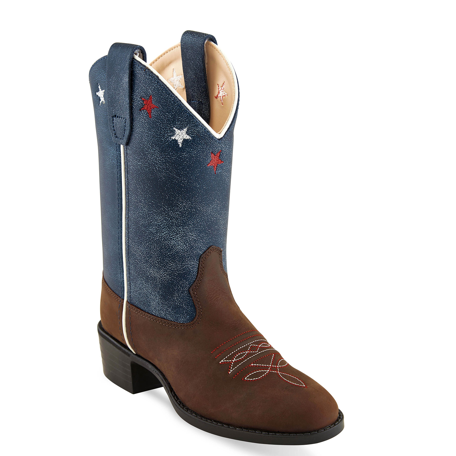 Old West Children's R Toe Western Boots 