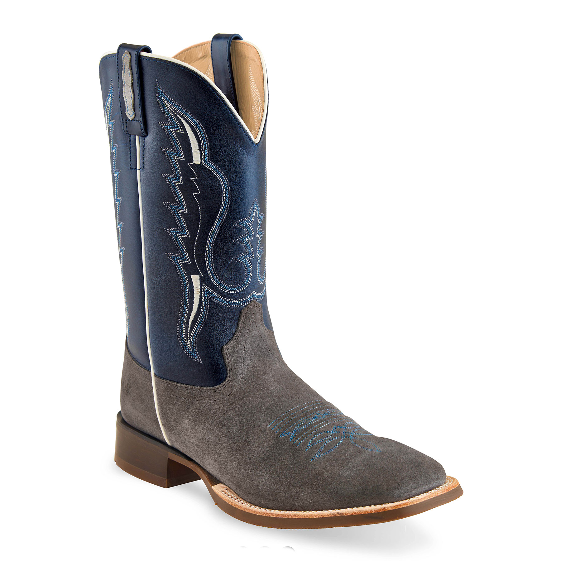 Old West Men's Broad Square Toe Boots 