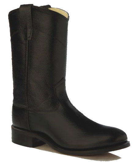 Pungo Ridge - Old West Youth's Roper Boots - Black, Youth's Old West ...