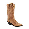 Old West Ladies Fashion Wear Boots - Cactus Tan