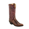 Old West Ladies Fashion Wear Boots - Brown/Red