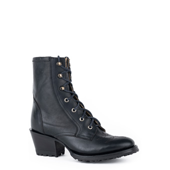 Stetson Ladies Hattie Combat Boots - Black