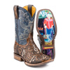 Tin Haul Men's Country Sound Boots w/Neon Lights Sole