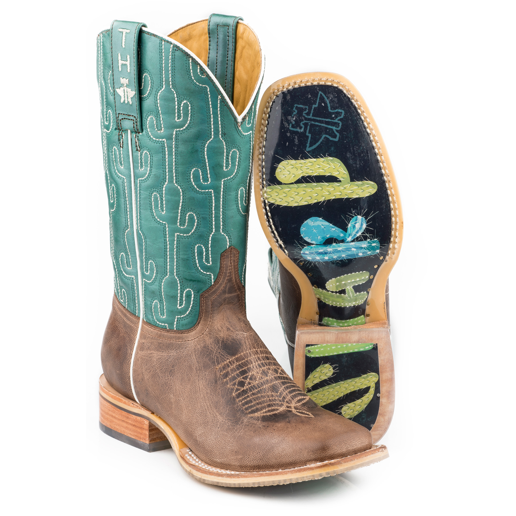 tin haul boots cactus
