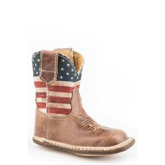 Roper Cowbabies American Flag Boots