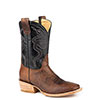 Roper Men's Ride Em Cowboy ORIGINAL Concealed Carry Boots w/Wide Calf - Brown/Black