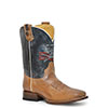 Roper Men's 2nd Amendment RIDER Concealed Carry Boots w/Hybrid Sole - Tan/Blue