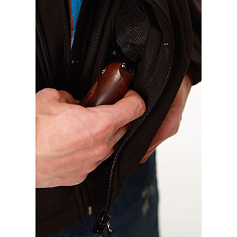 Roper Men's Concealed Carry Soft Shell Jacket - Black #3