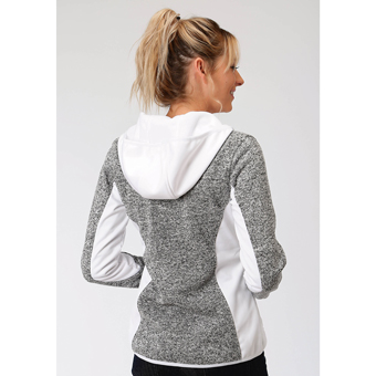 Roper Ladies Versatile Hooded Bonded Fleece Jacket #3