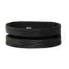 Stetson Leather Cutout Bracelet - Black