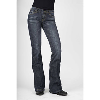 Stetson Ladies 816 Classic Boot Cut Jeans - Medium Wash #3