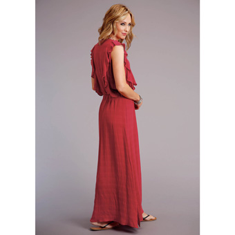 Stetson Women's Textured Sleeveless Long Dress #3