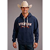 Stetson Men's Athletic Hooded Sweatshirt - Navy