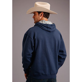 Stetson Men's Athletic Hooded Sweatshirt - Navy #2