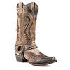 Stetson Men's Outlaw Harness Boots - Bleached  Brown