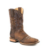 Stetson Men's Barret Boots w/Saddle Vamp - Brown