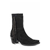 Stetson Ladies Halle Snip Toe Shortie Boots - Black