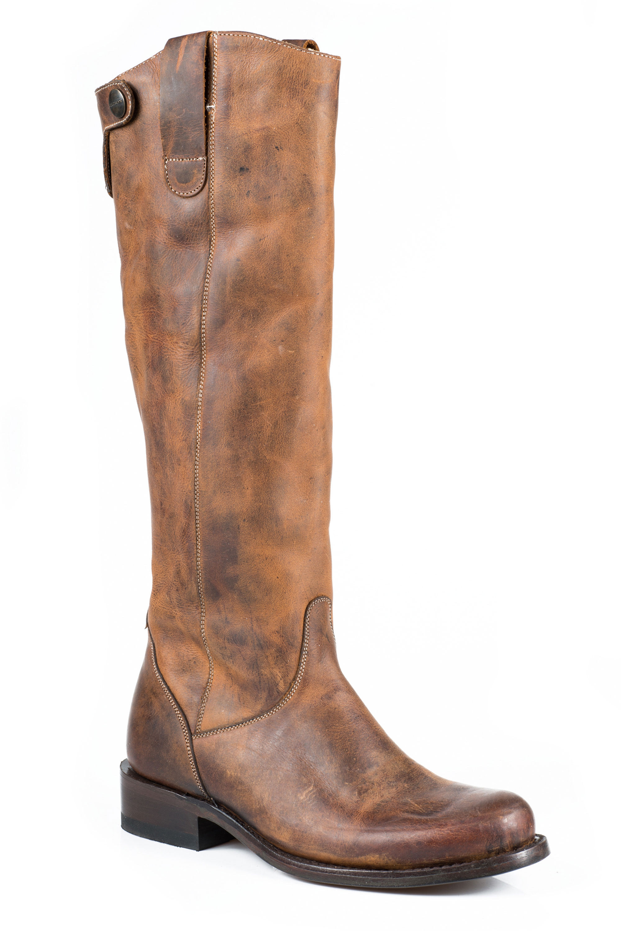 Pungo Ridge - Stetson Ladies Dover Tall Fashion Boots - Burnished Brown ...