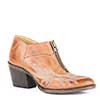 Stetson Ladies Vintage Round Toe Shortie Boots - Brown