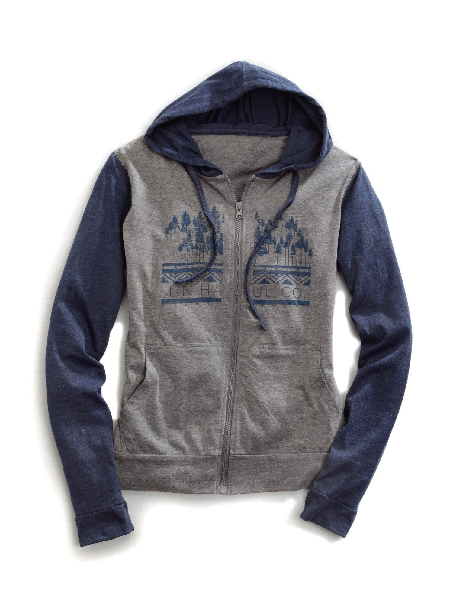 Pungo Ridge Tin Haul Gal's Aztec Pine Trees Hoodie, Women's Tin Haul