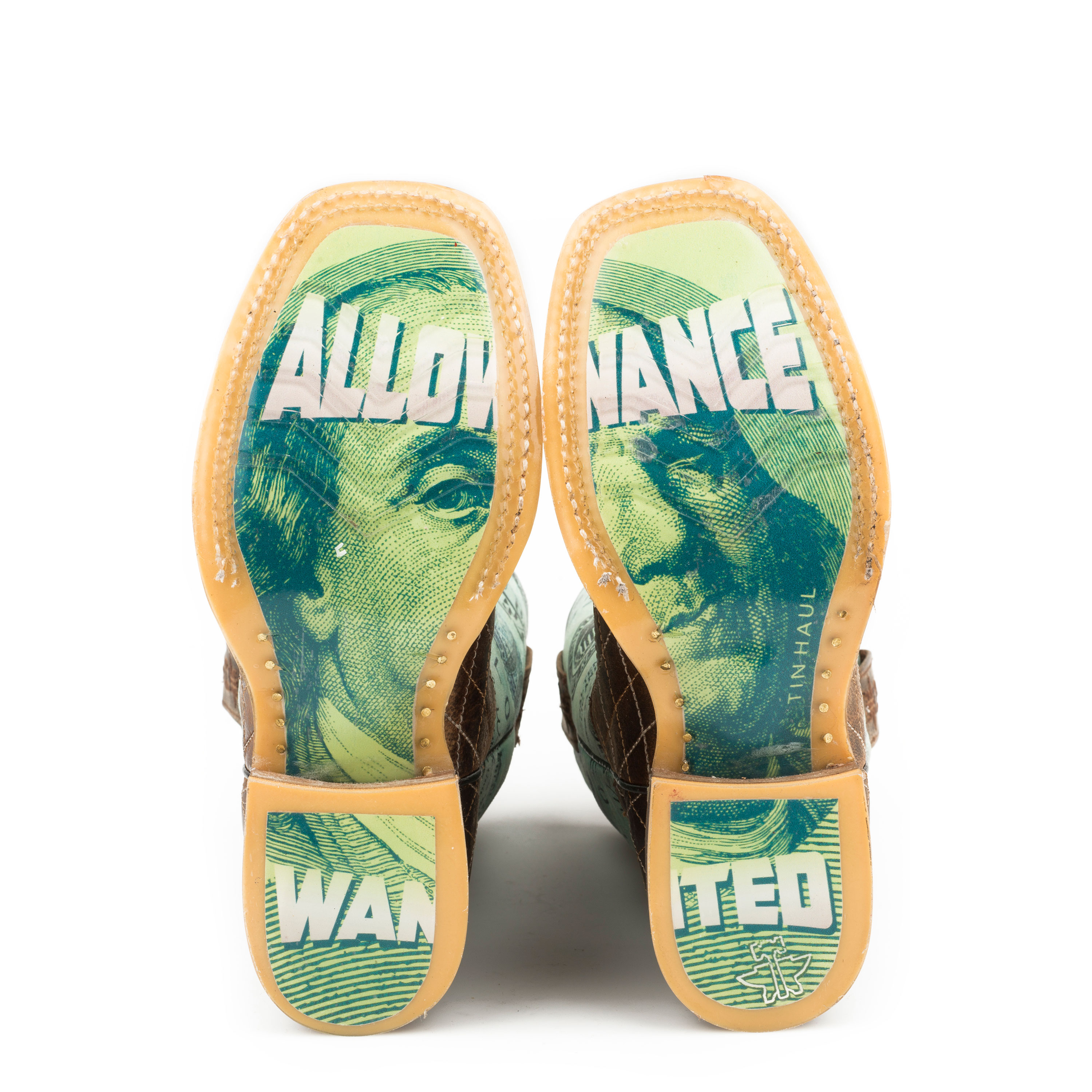 Pungo Ridge Tin Haul Kids Money Boots w/Allowance Wanted Sole, Kids