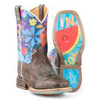 Tin Haul Kid's Bloomin Flowers Boots w/One In A Melon Sole