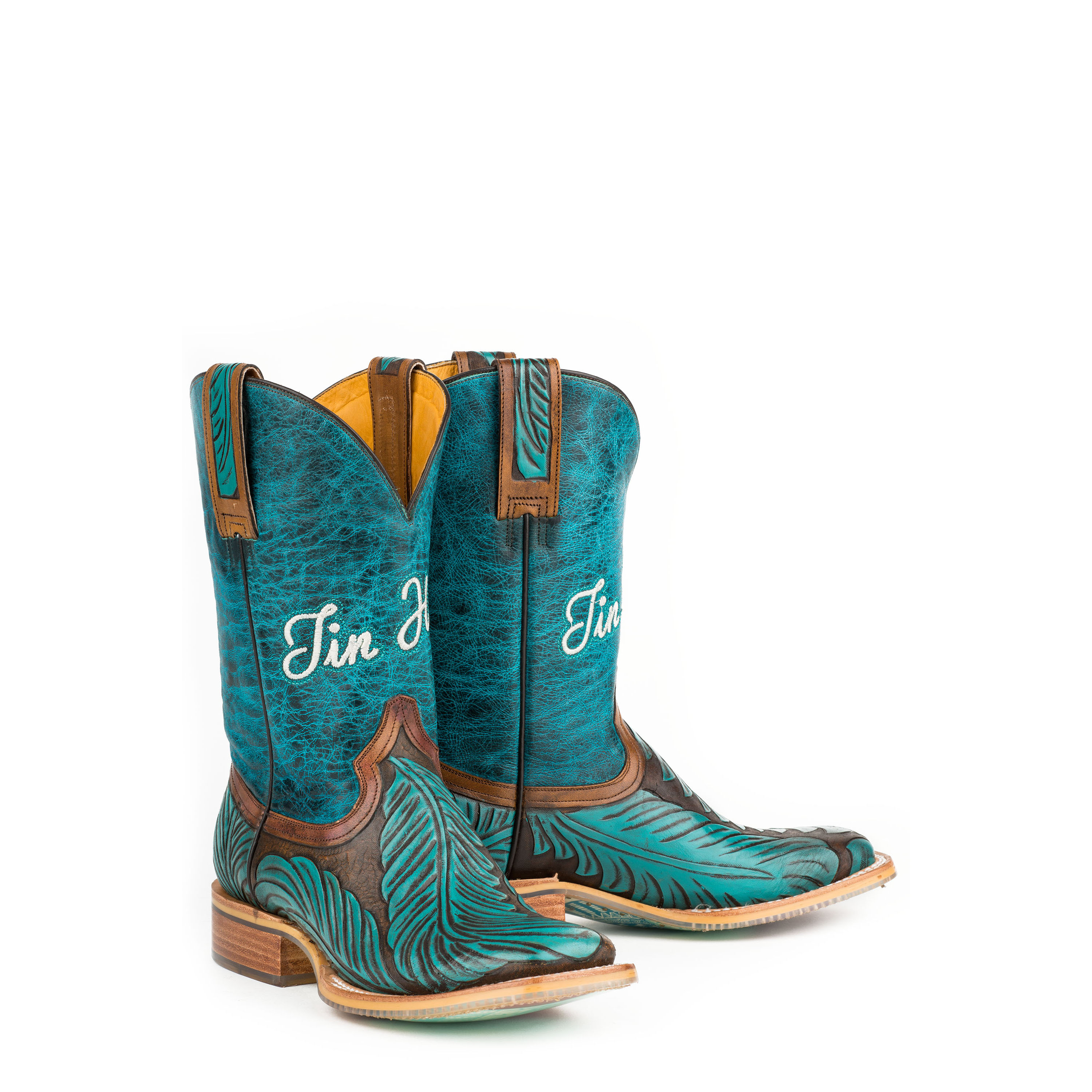Pungo Ridge Tin Haul Ladies Feathers Boots w/Pin Feather Sole, Women