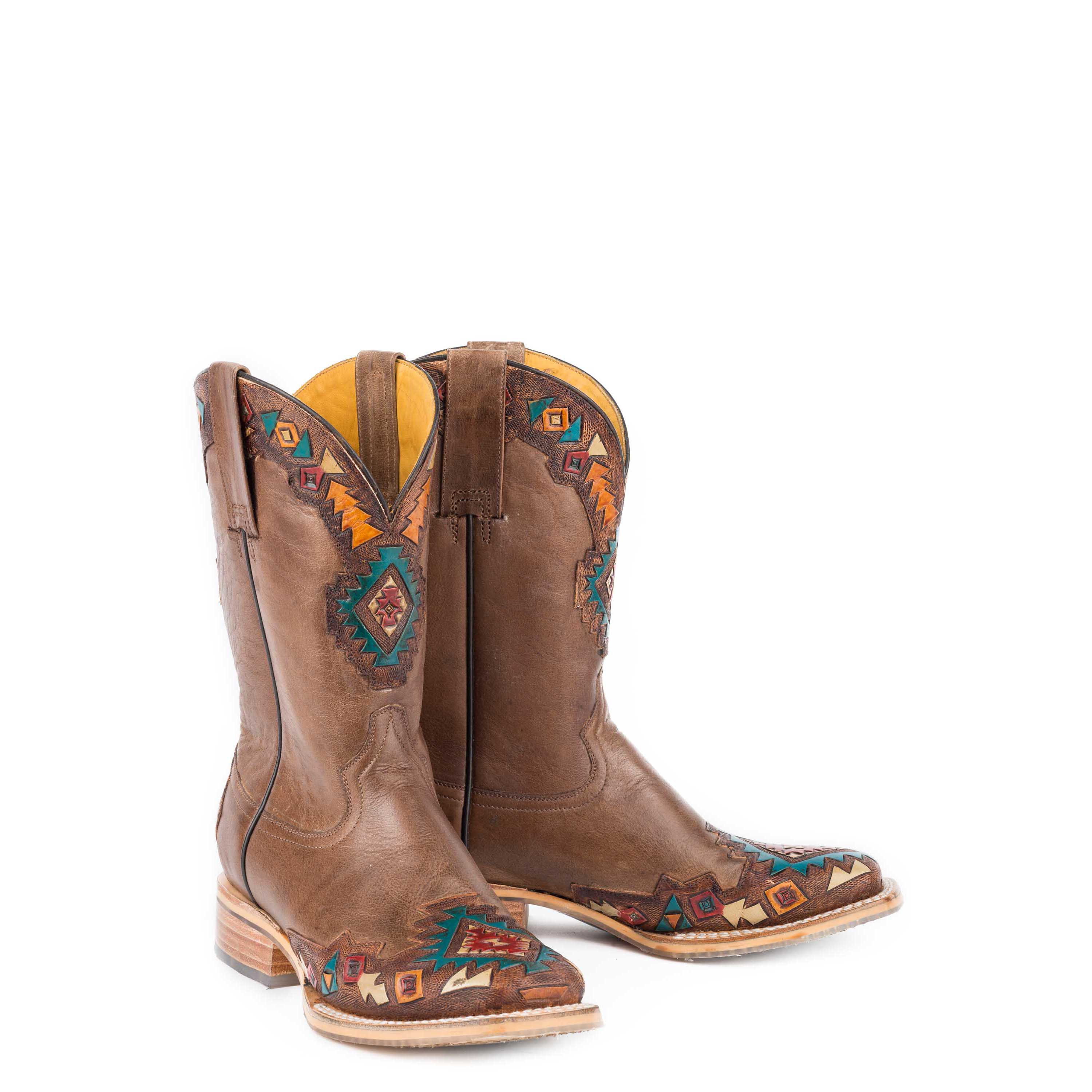 Pungo Ridge Tin Haul Ladies Sunka Wakan w/Native Horse Sole, Women's Tin Haul Boots, 14021