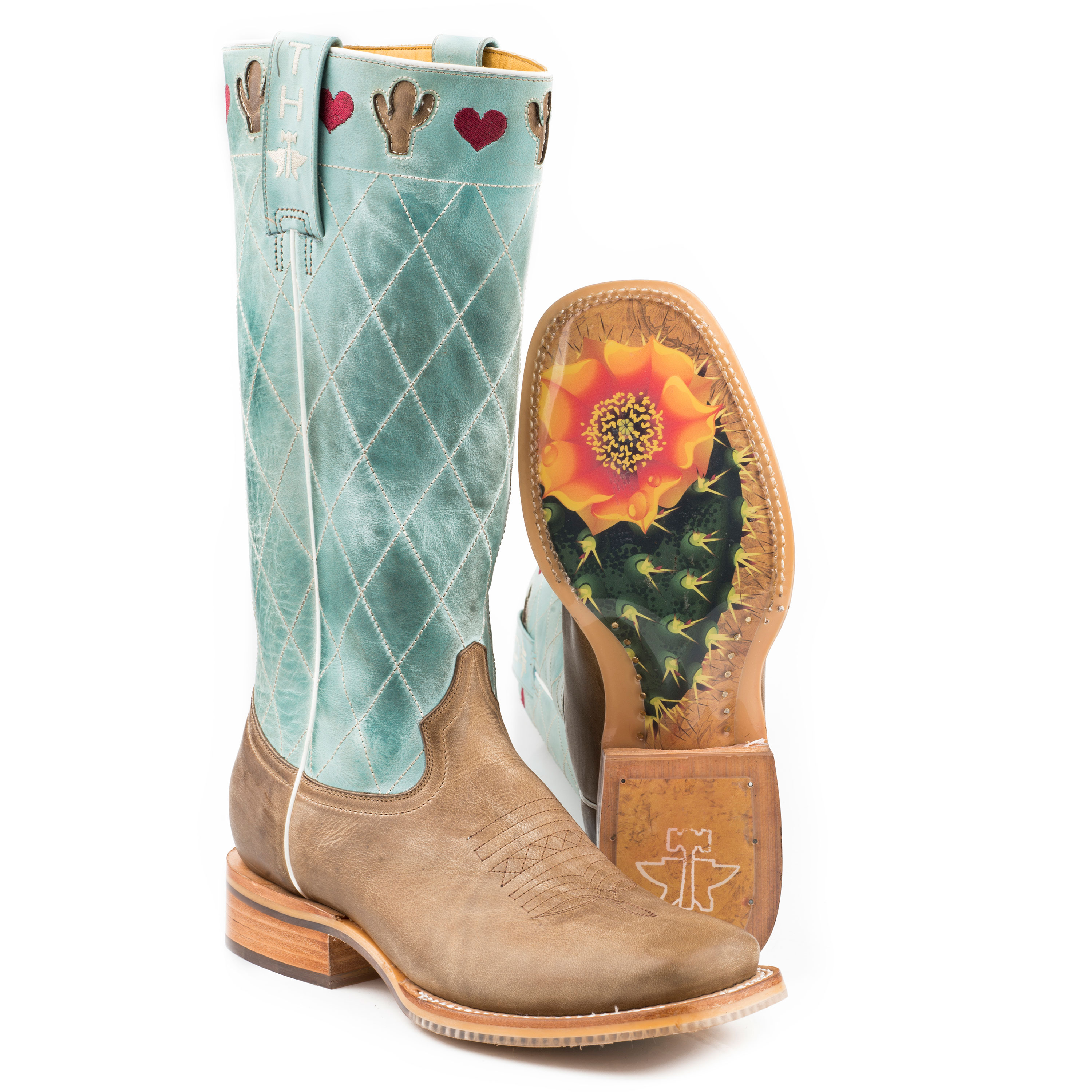 Tin Haul Ladies I \u003c3 Cactus Boots w 