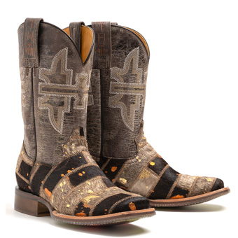 Tin Haul Ladies Furrlicious Boots w/Farm & Ranch Sole #3