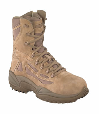 Reebok Women's Desert Tan 8 Military Boots w/Composite Safety Toe