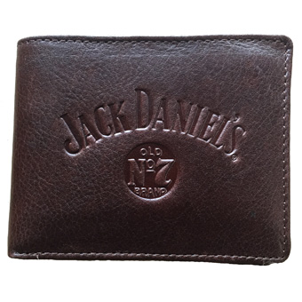 Jack Daniels Signature Billfold Wallet - Brown