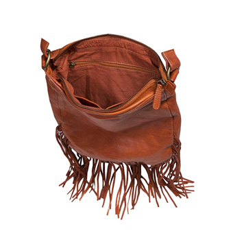 Scully Ladies' Soft Leather Fringe Handbag - 3 Colors #3