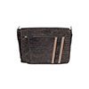 Scully Leather Crossbody Messenger Brief - Antique Calf