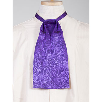 Men's WAH MAKER Silk Jacquard Puff Tie - Purple