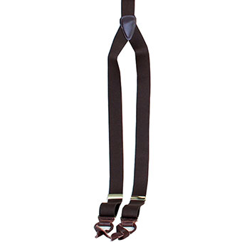Scully Men's RangeWear Elastic Y-Backed Suspenders - Brown