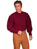 Scully Men's RangeWear Pleated Front Pullover - Burgundy