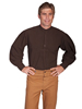 Scully Men's RangeWear Pleated Front Pullover - Chocolate