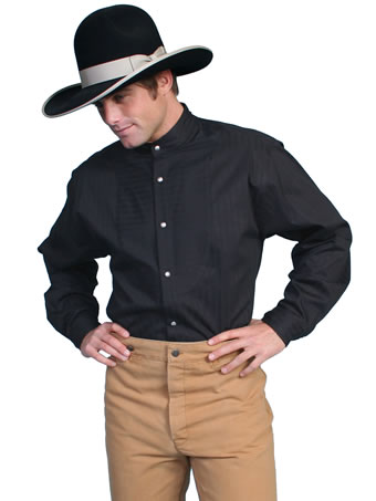 Men's WAH MAKER Button Front Shirt - Black