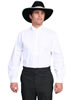 Men's WAH MAKER Solid Wingtip Shirt - White