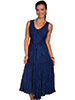 Scully Honey Creek Lace Front Sleeveless Dress - Blue