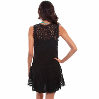 Scully Honey Creek Sleeveless Lace Dress - Black #2