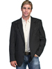 Scully Men's Floral Tonal Embroidered Blazer - Black
