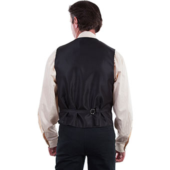 Scully Men's Rangewear Classic Paisley Vest - Black #2