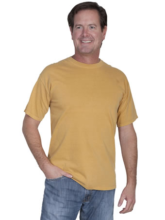 Scully Men's Short Sleeve T-Shirt - Mustard