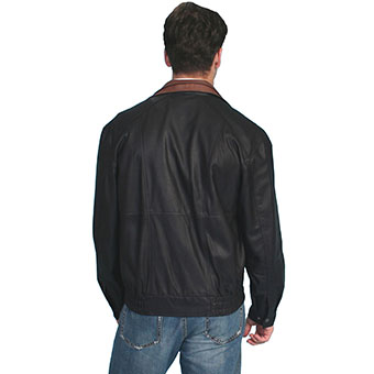 Scully Men's Featherlite Leather Jacket - Black #2