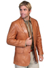 Scully Men's Hand Finished Lamb Western Blazer - Ranch Tan