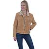 Scully Ladies Suede Jean Jacket - Old Rust
