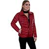 Scully Ladies Ribbed Leather Jacket - Red