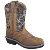 Smoky Mountain Children's Pawnee Square Toe Boots - Brown/Camo